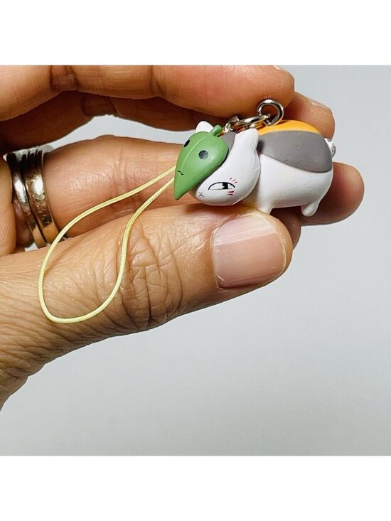 TAKARA TOMY ARTS Accessories - Tarts Natsume Neko Sensei Cat Keyring Keychain Strap Rope Phone Charm Hangtag